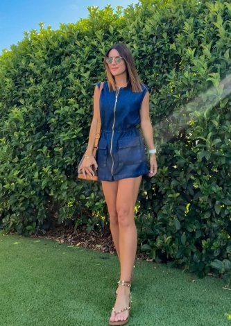 Colete Jeans Dark Blue Teti Gio Dani Chevalier