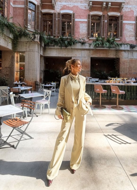 Blazer Mary Chart usado por Ana Paula Siebert Justus na Cidade Matarazzo